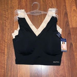 Nautica Intimates 2 Laser Cut Lounge Bras Size S